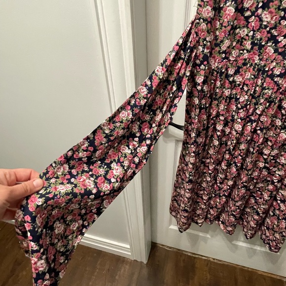 25-Vintage E. D. Michaels Melanie Drucker Dress Cottagecore Prairie Floral 11-12 - Picture 14 of 14